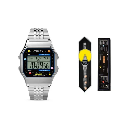 TIMEX Мужские часы Кварцевый механизм Ремешок из нержавеющей стали Серый циферблат