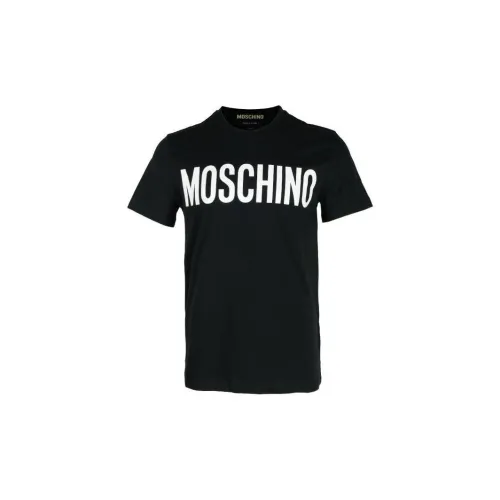 MOSCHINO Мужские черные T-рубашки