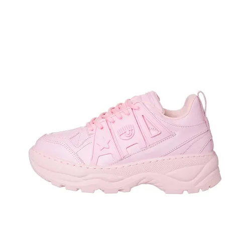 CHIARA FERRAGNI Амортизация Низкий Топ Спортивная Повседневная Обувь Женская Розовая