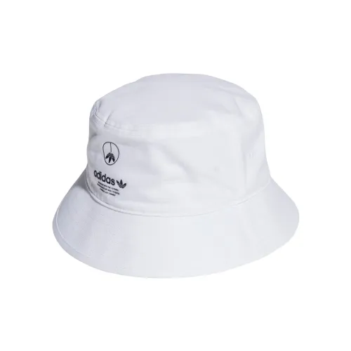 Adidas Cotton Bucket Hats Белый Унисекс