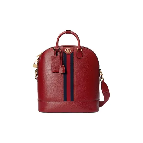 GUCCI Canvas с кожаными вставками дорожная сумка портативная сумка через плечо маленькая мужская красная