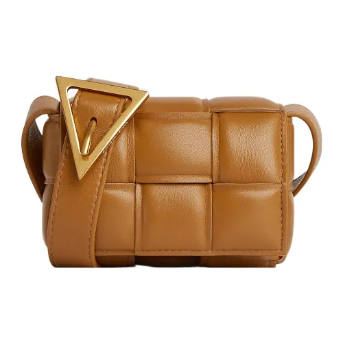Bottega Veneta Cassette Sheepskin Сумка через плечо Женская CAMEL