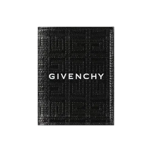 GIVENCHY 4G Хлопок Держатель для карт Стандартный Мужской Черный