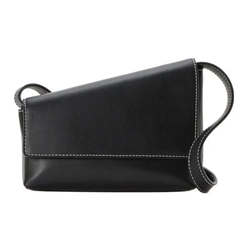 Staud Коровья кожа Сумка через плечо Мини Женская Черная
