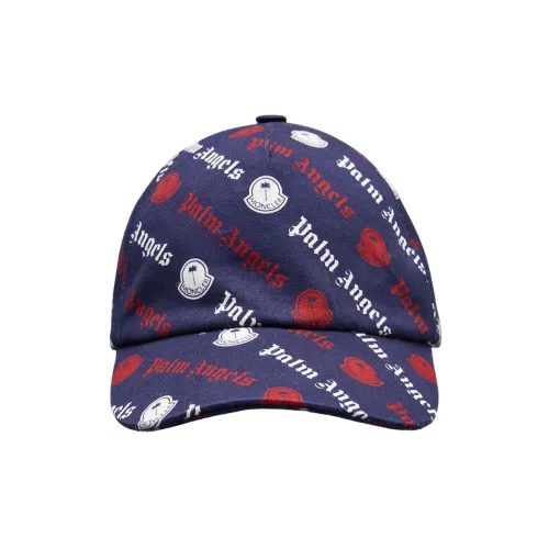 Moncler Хлопок Бейсболка Синяя Унисекс