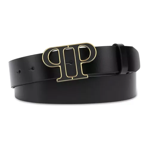 PHILIPP PLEIN Ремни из коровьей кожи, черные, мужские