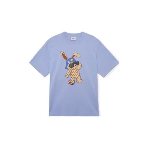 Mlb Base Logo SS23 T-Shirt Унисекс Фиолетовый Синий