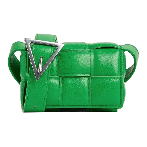 Bottega Veneta Cassette Sheepskin Сумка через плечо Стандартная Женская Зеленая