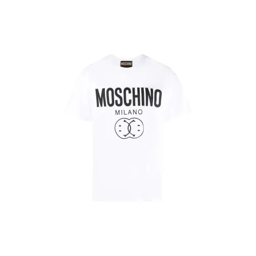 MOSCHINO Белая Мужская T-Рубашка