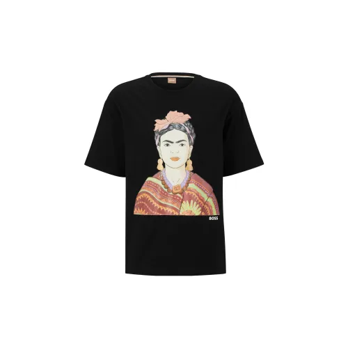 Hugo Boss HUGO BOSS x Frida Kahlo SS23 T-Shirt Унисекс Черный