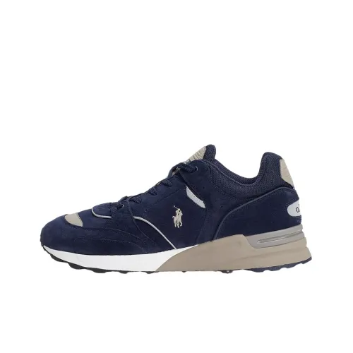 Polo Ralph Lauren Амортизация Низкий Топ Спортивная Повседневная Обувь Мужская Синяя