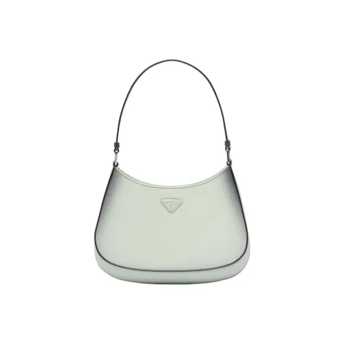 PRADA Cleo Кожа Сумка-хобо Сумка Сумка через плечо Женская Градиент Зеленый