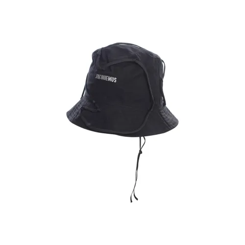 Jacquemus Cotton Bucket Hats Черный Мужской