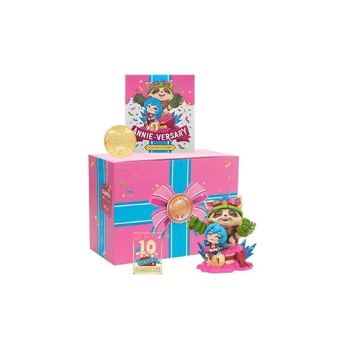 LEAGUE OF LEGENDS Teemo The Swift Scout LEAGUE OF LEGENDS 10th Anniversary Ограниченный набор Annie Gift Box Set в стиле Chibi