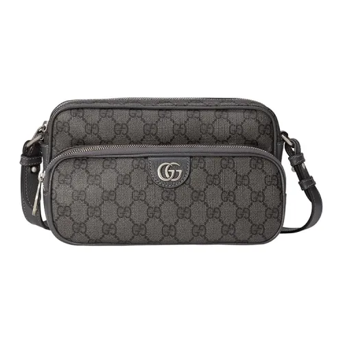 GUCCI Ophidia Холст с кожей Комбинированный Курьерская сумка Сумка через плечо Маленький Мужской