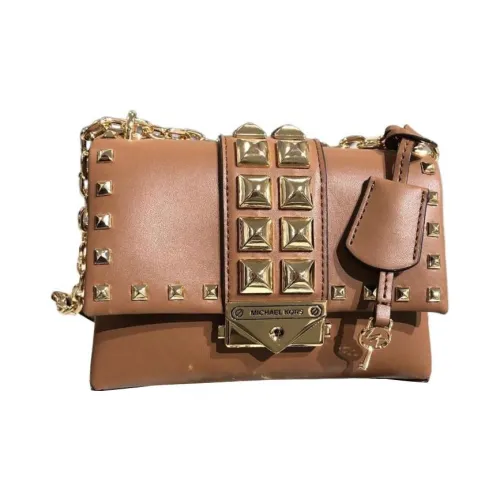 MICHAEL KORS Cece Кожа Сумка через плечо Стандартная Женская Коричневая