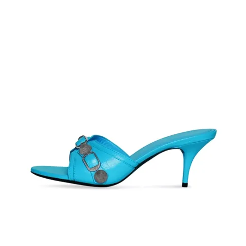 Balenciaga Cagole Шлепанцы Женские Синие