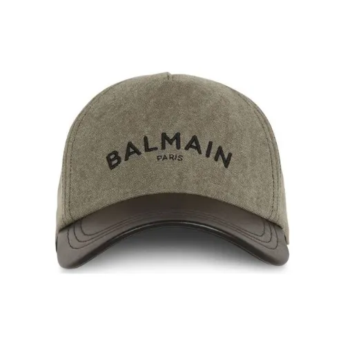 BALMAIN Хлопок Кепки Темно-зеленый Мужской