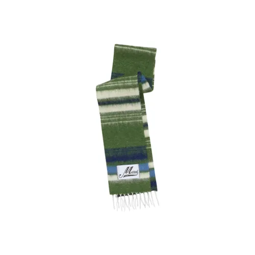 MARNI Wool Knit Шарфы Зеленый Женские