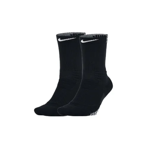 Nike Черные Мужские Носки MID до икры