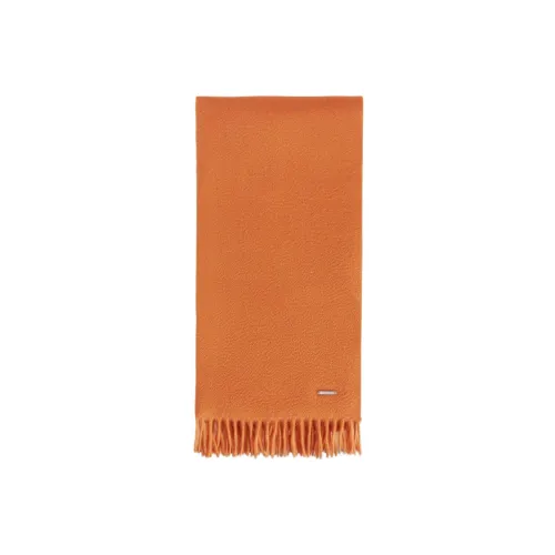 Loro Piana Кашемир Вязаные шарфы Апельсин Женские
