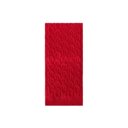 Loro Piana Кашемир Вязаные шарфы Красный Женские