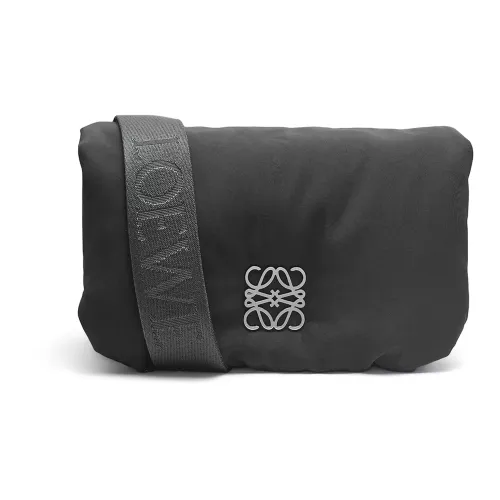 LOEWE Goya Нейлоновые Сумки через плечо Сумка на плечо Женская Черная