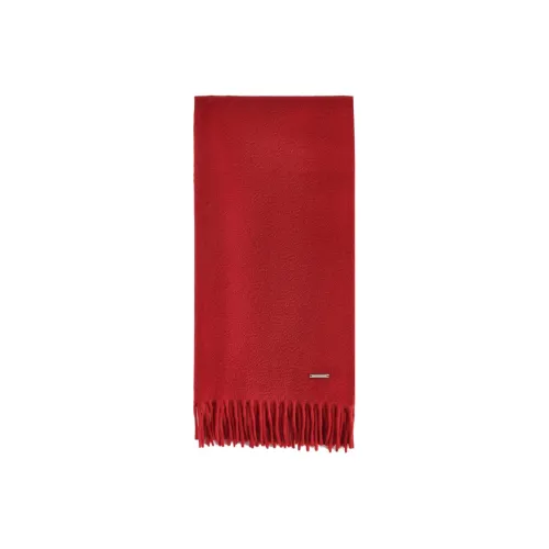 Loro Piana Кашемир Вязаные шарфы Красный Женские