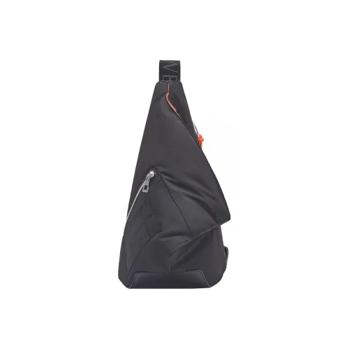 LOEWE Anton Sling Нейлон с коровьей кожей Сумка через плечо Sling Сумка Мужская Черная