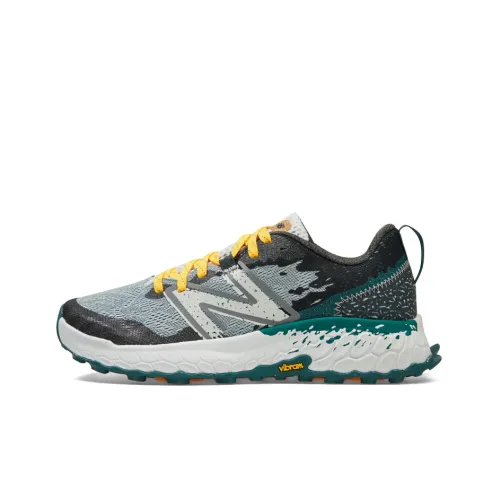 New Balance Hierro v7 Устойчивые к истиранию Низкие Беговые кроссовки Мужские Черные Зеленые