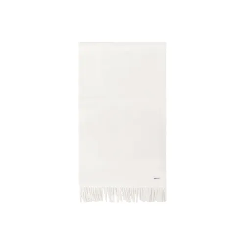 Loro Piana Кашемир Вязаные шарфы Белый Женские