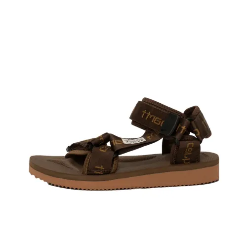 Carhartt x SUICOKE Модные сандалии коричневого цвета