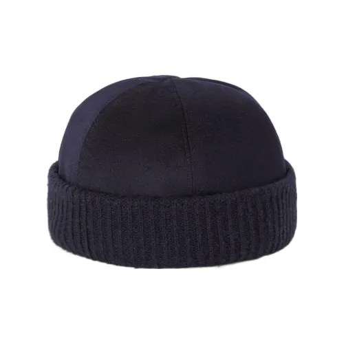 Loro Piana Кашемир Шапки и Кепки Мужские Морской Синий
