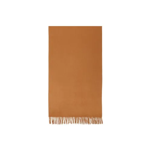 Loro Piana Шарфы из верблюжьей шерсти, вязаные, желтые, мужские