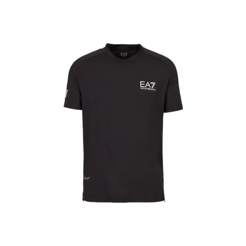 EMPORIO ARMANI EA7 T-Shirt Мужской Черный