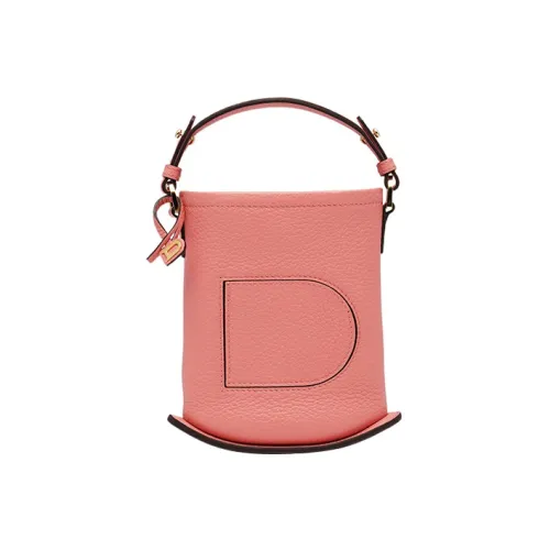 Delvau Булавка Мягкая Телячья Кожа Сумка через плечо Сумка Женская Розовая