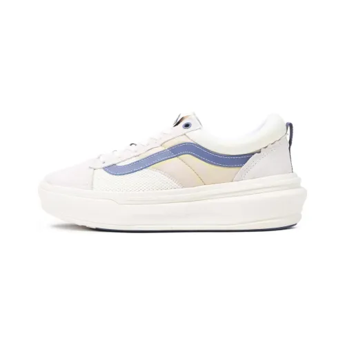 Vans Old Skool Collection Overt Plus CC Low Скейтборд Кроссовки Унисекс Белый Синий