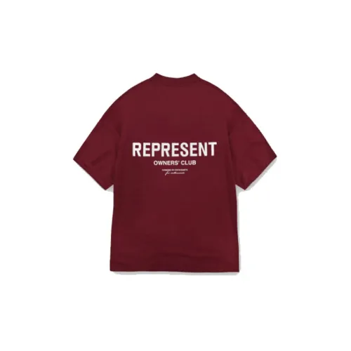 REPRESENT Фиолетовый Коричневый Мужская T-Рубашка
