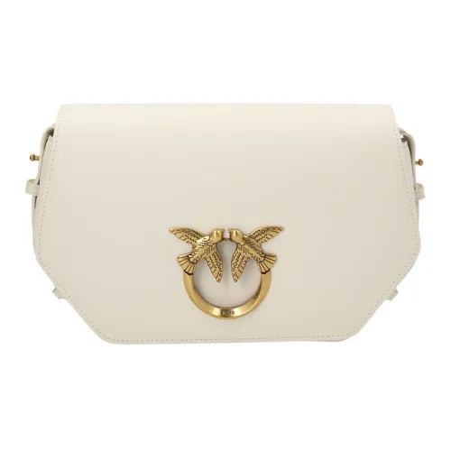 PINKO Click series Кожа Сумка через плечо Женская Белая