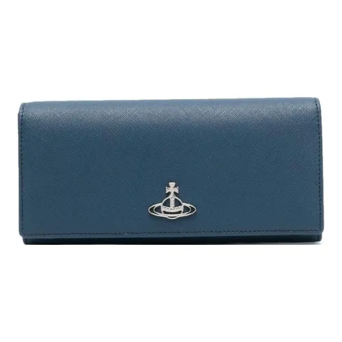 Vivienne Westwood Saffiano Коровья кожа Кошелек Женские Синий