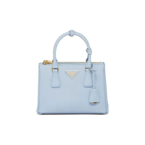 PRADA Galleria Killer Bag Сумка через плечо из кожи маленькая сумка женская светло-синяя