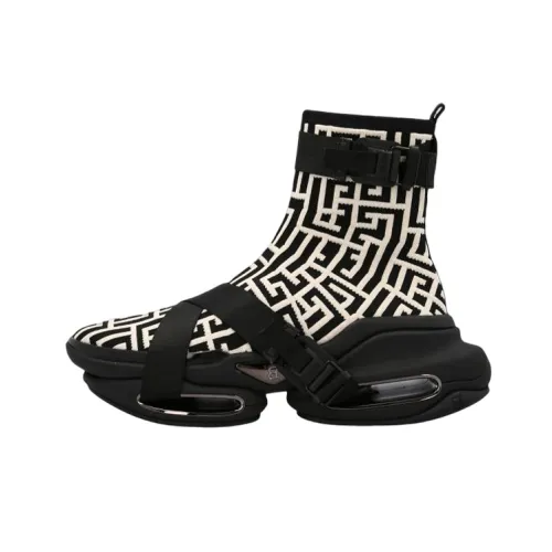 BALMAIN Толстая подошва High Top Мужские Кроссовки
