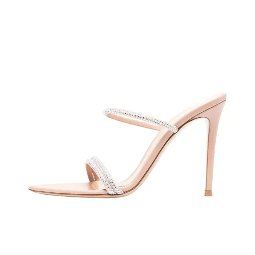 GIANVITO ROSSI Шлепанцы Женские Nude