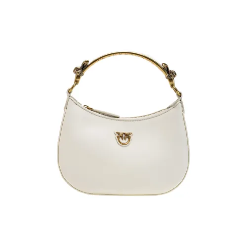 PINKO Коровья кожа Полиуретан Полиамид Сумка через плечо Сумка Мини Женская Белая