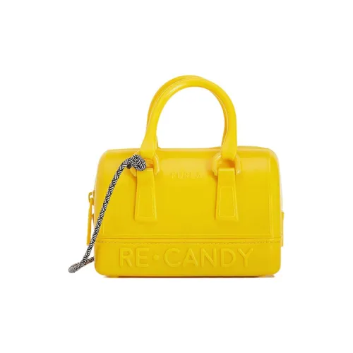 Furla Конфетный Бостон Сумка через плечо Сумка Мини Женский Желтый