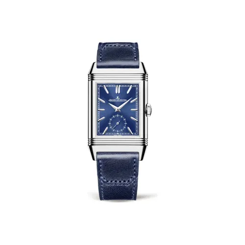 Jaeger LeCoultre Механизм с ручным заводом Мужские часы Flip Collection REVERSO 47mm*28,3mm*10,3mm Белый