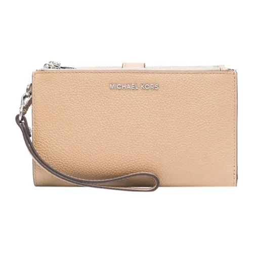 MICHAEL KORS Adele Stone Кожа Кошелек Женские Коричневый