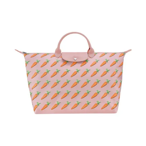 LONGCHAMP Le Pliage Холст Дорожная Сумка Сумка Большая Мужская Розовая