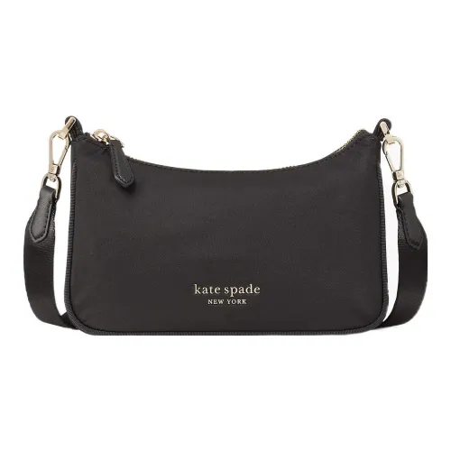 Kate Spade Sam Переработанный материал Нейлон Сумка через плечо Маленькая Женская Черная