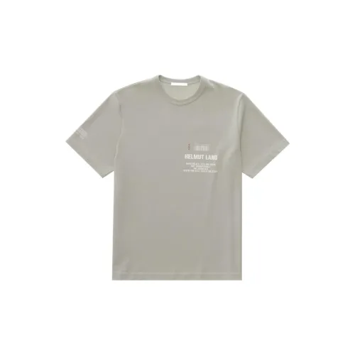 Helmut Lang Серый Мужской T-Рубашки